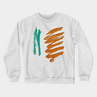 Minimal Color Abstract Crewneck Sweatshirt